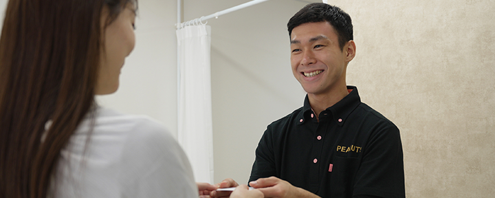 初心を忘れずお一人お一人を大事に