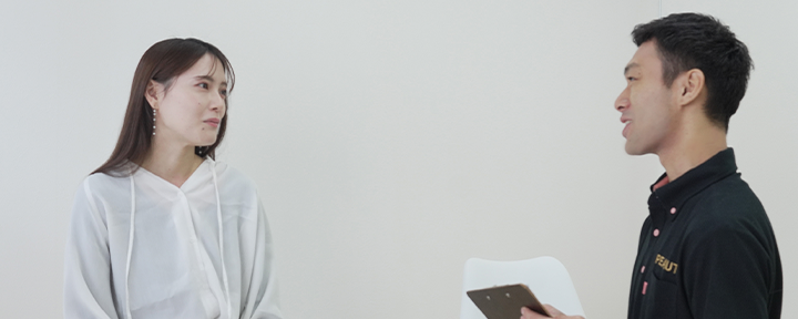 初回のカウンセリング・検査で徹底分析！原因を特定